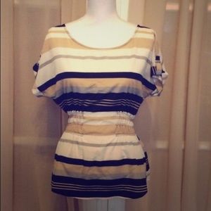 Striped dressy top